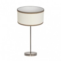 Distribuidor - Lâmpadas Diversas | Sobre Mesas Clássicas | SOBREMESA ALTO SOPRANO 1XE27 CUERO/BEIS 60X30X30 CM Ref: 177371115